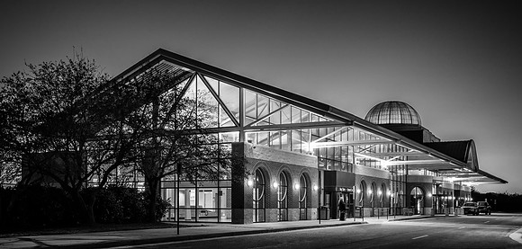 Lynchburg Airport-Twilight 1 bw